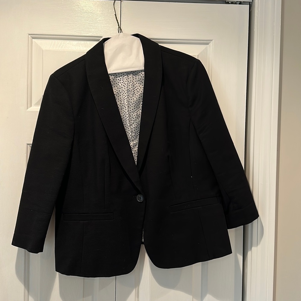 Ann Taylor 3/4 sleeve blazer jacket